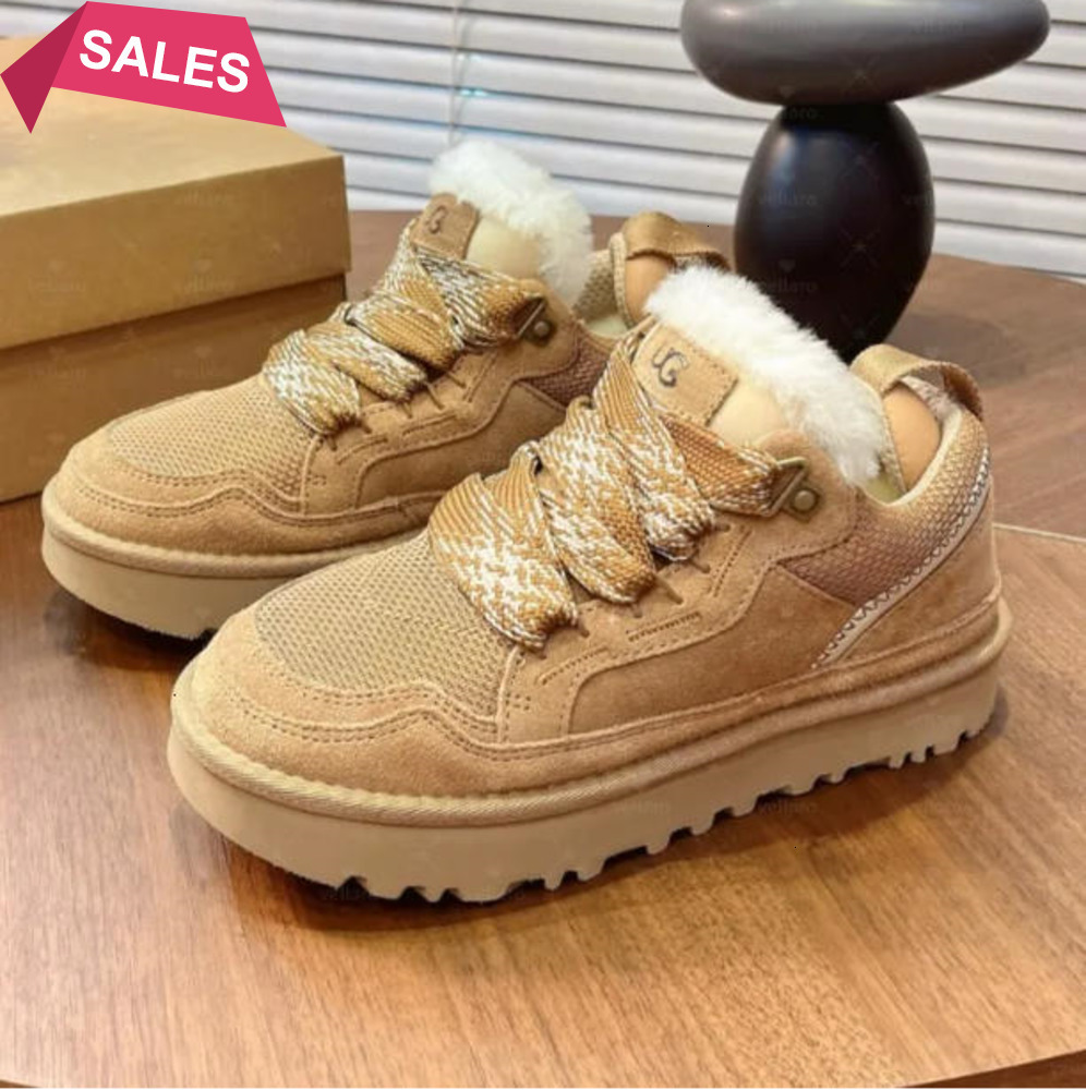 Designer Fur Sneakers Trainers Casual Shoes Boots Highmel Tasman Tazz Slippers Womens Suede Chestnut Sand Wool Sheepskin Winter Cold Fall size 36 44