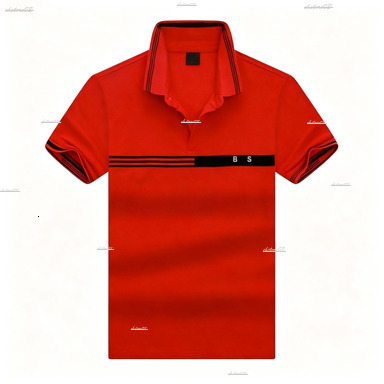 Bos Mens Polo 26Ss Summer Business T Shirt Fashion Lapel Men Bossi Shirt Quality Casual Shirts Designer Bossswe Polo Shirt Breathable Solid Simple B