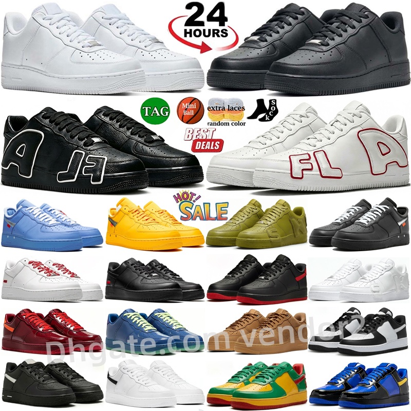 Avec Box Designer Shoes Chaussures de sport pour hommes femmes Classic Triple White Black Outdoor Runners Chaussures d'entraînement antidérapante