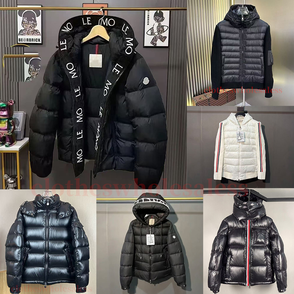 Puffer Jacket Mens veste bresil Jacket Fashion The logo NFC Arm scan Jacket Men's Women's Fashion Thickened Outdoor Warm Waterproof Cas
