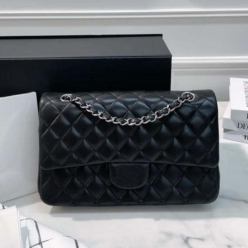 Sacs de soirée Sac de créateur en cuir Chaîne classique Pochette sous les bras Pochette à bandoulière unique pour femmes Sacs à rabat vintage Cou
