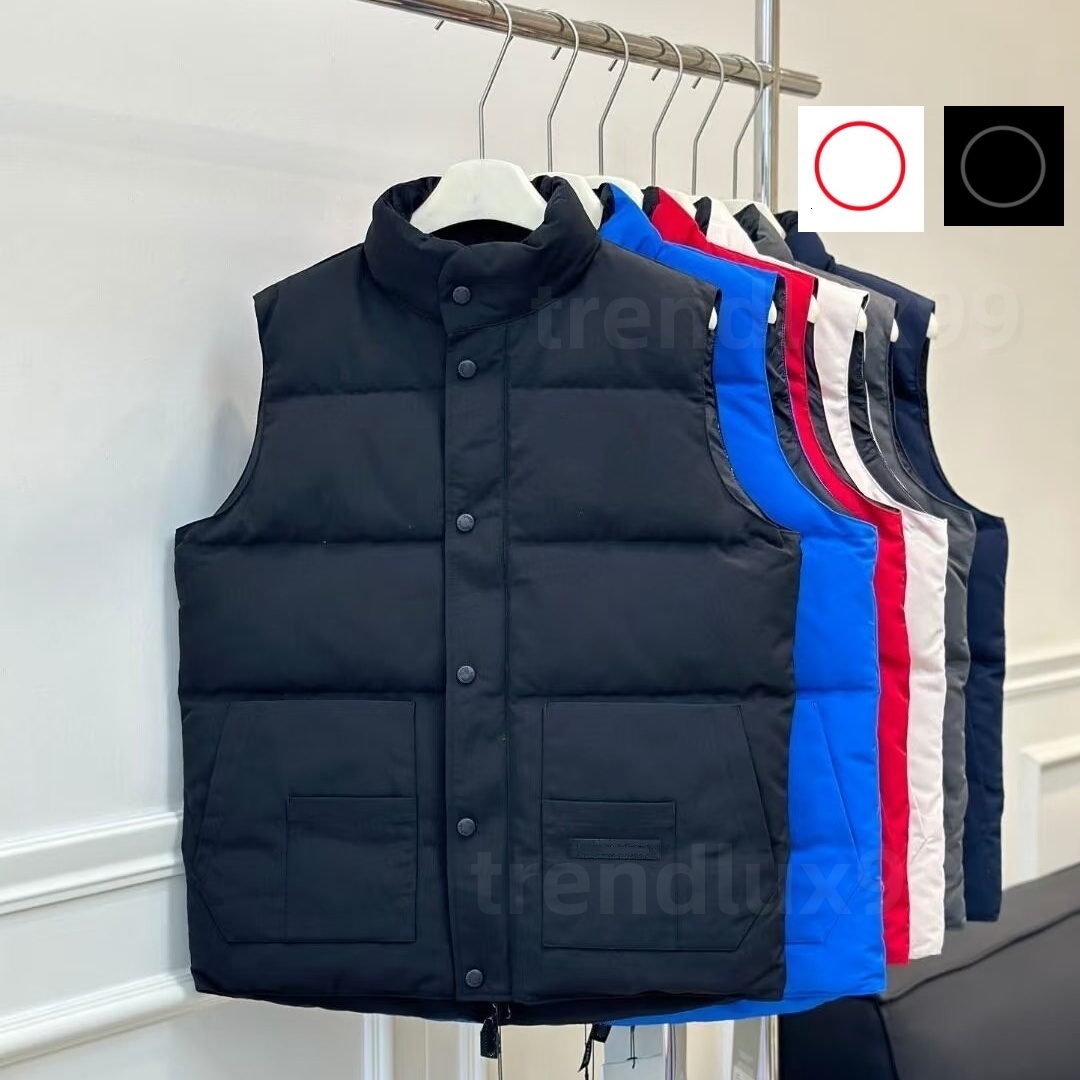 Winter gilet mens vests designer down jacket luxury women feather filled material coat embroidered badge body warmer outerwear full label jackets bo