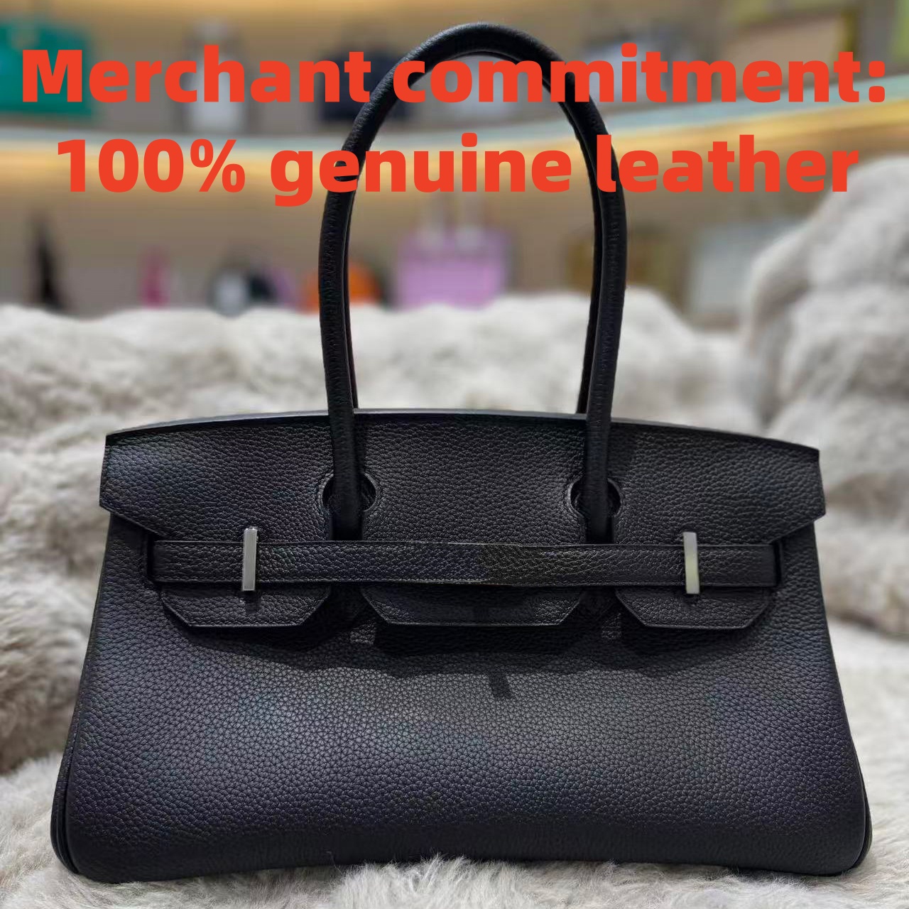 Womens mens Designer bag Luxury handbags Genuine leather Shoulder Bag large capacity cowhide Horizontal tote bag With lock key fashion crossbody Eve