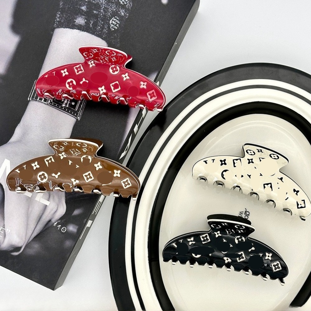 Designer Hair Clip Marque de luxe Designer Hair Clip Barrettes Lettre Hair Claw Clip Épingle à cheveux Clip Bijoux Épingles à cheveux Accessoires