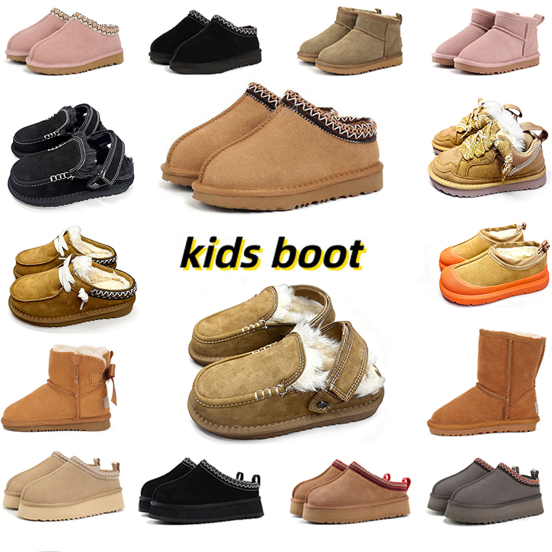 Free shipping kids boots kid Goldenstar Evelina Clog Knee Boots Ankle Boots Winter Tasman Scuffs boys girls children Toddlers Warm boots tazz bow Mi