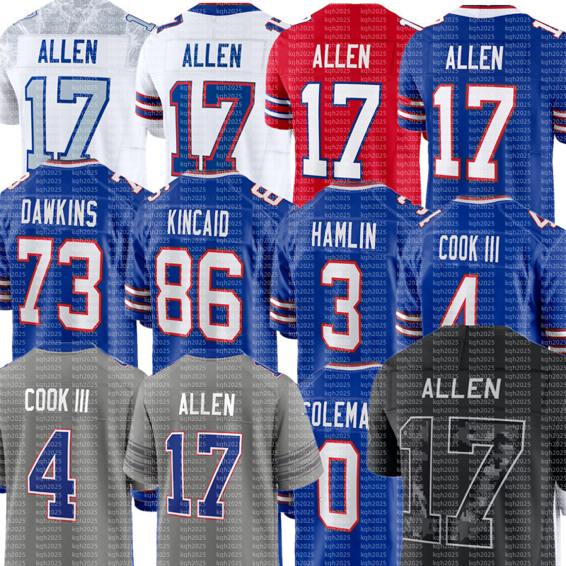 DJ Moore Josh Allen James Cook Khalil Shakir Keon Coleman Dawson Knox Christian Benford Dalton Kincaid Dion Dawkins Deone Walker Bradley Chubb bi