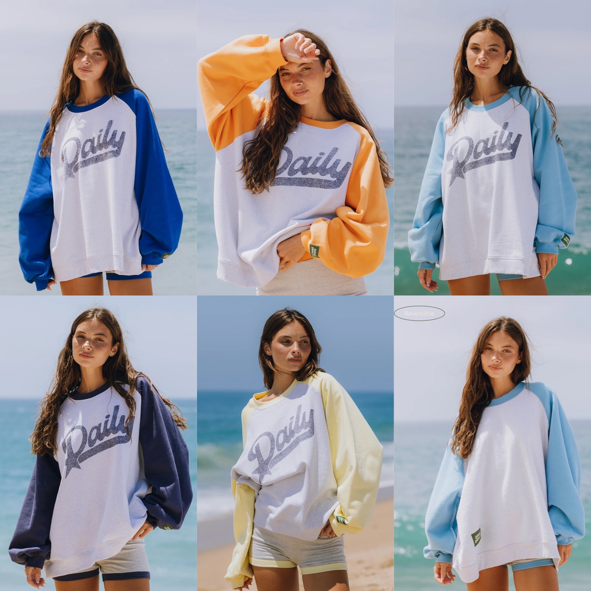 Sweatshirts 26AW DAILY DRILLS Femmes Designer Coton À Capuche Pull Jumpers Style Classique Daily Drills Mousse Lettre Imprimer Surdimensionné Col