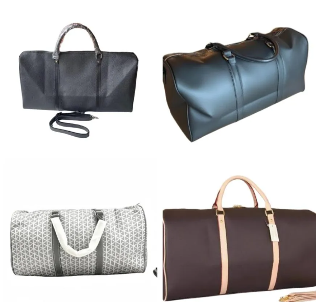 Designer Plunjezak Reisbagage met grote capaciteit Zakken Pu-leer Casual draagbare plunjezakken voor heren Dames Draagbare weekendtas met grote capa