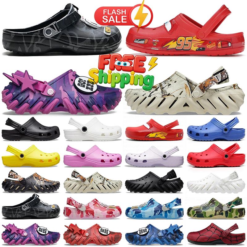 free shipping designer crocodile sandals men women clogs sandale sandles slides classic sandal slippers black white red blue luxury platform sandali