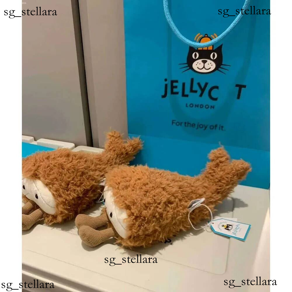 Dolls Jelly cat 2 and Plush Children's plush toys Chips Soft Toy London Limited Edition Lily Fish body pillow Soothing the Doll Gifts Hot
