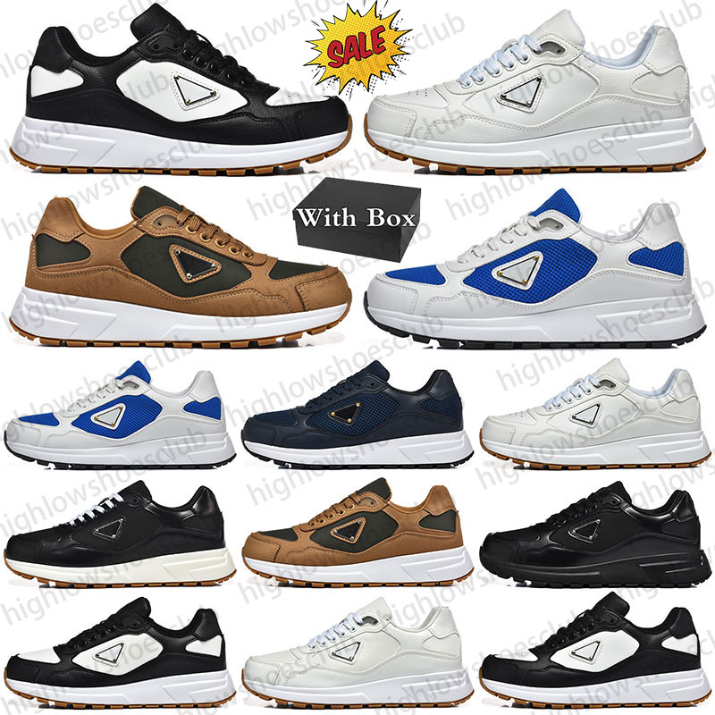 with box designer sneakers luxury shoes casual for men trainer chaussures schoenen schuhe Black Blue White breathable mens sports outdoor shoe