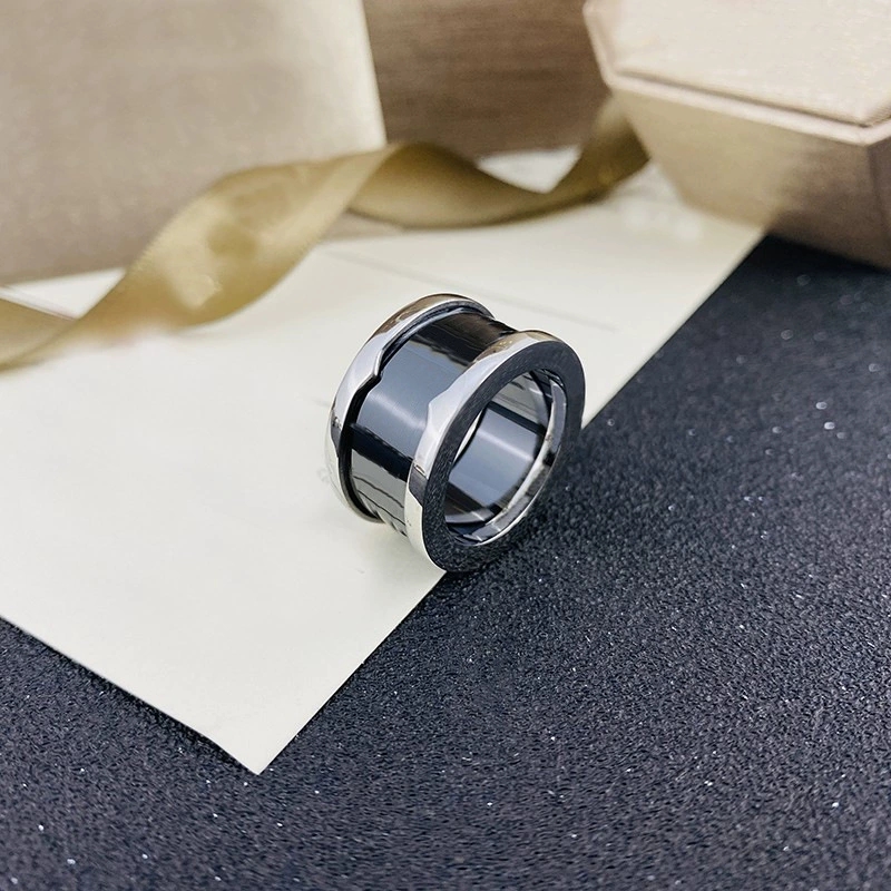 Mode chaude femmes hommes en acier inoxydable argent Rose or noir cercle printemps anneaux ronds bijoux un cadeau