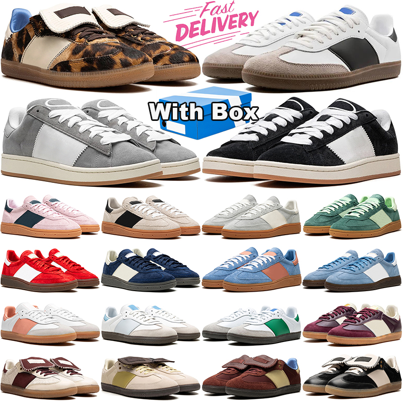 with box designer shoes sneakers women mens trainers brown black white pink navy blue men outdoor sports trainer 36-45