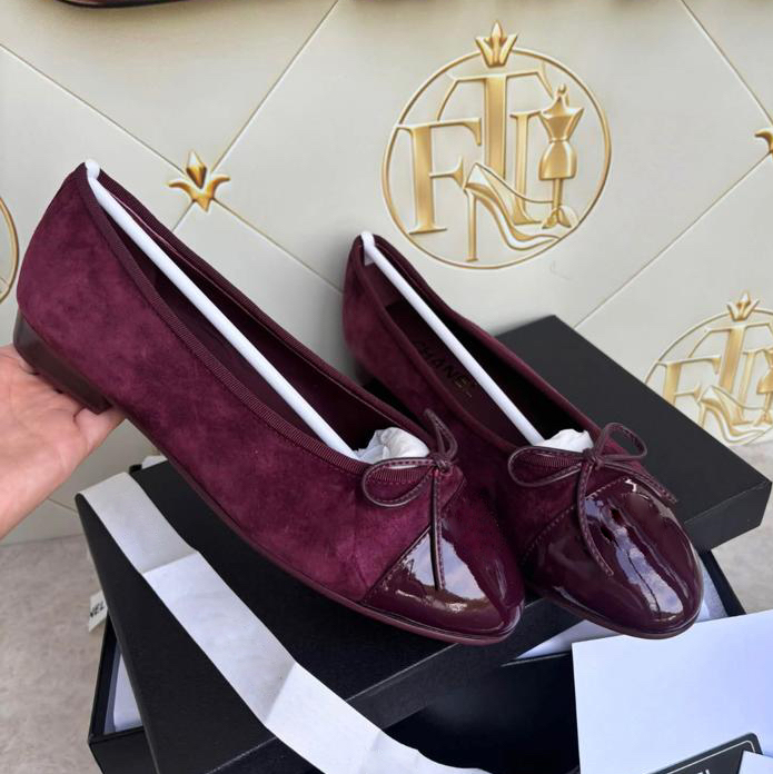 Luxury Bowtie Ballet Flats Designer Bow Dress Shoes Women Quilted Genuine Leather Slip On Ballerina Loafers Round Toe Ladies Slingbacks Sandals