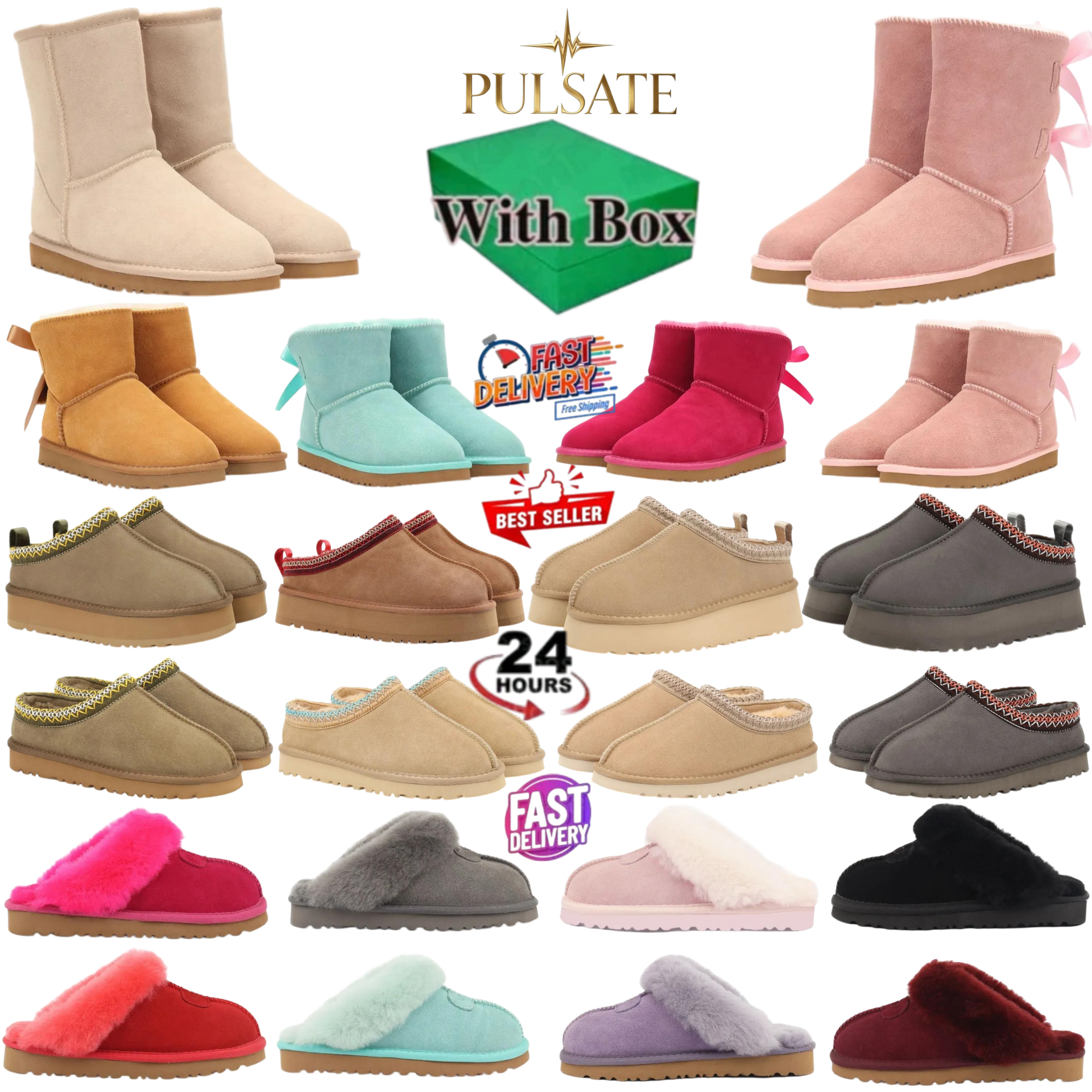 Boots Tasman Slippers Designer ugjsWomens Boots Man Tazz Slippers Sheepskin Fur australia Mustard Seed Ultra Mini Platform Boots Slip-on Cowhide Woo