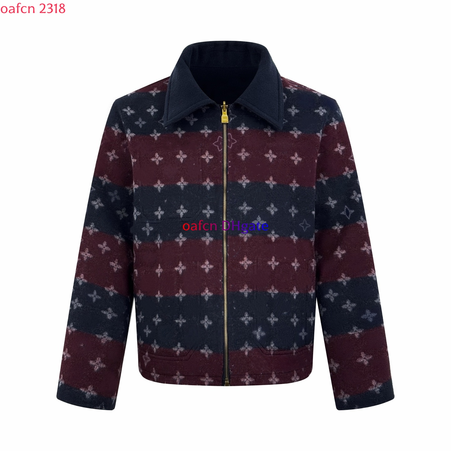 Designer jackets men's jackets high-quality double-sided hooded tops fashionable classic embroidered stripes casual Monogram double-sided workw