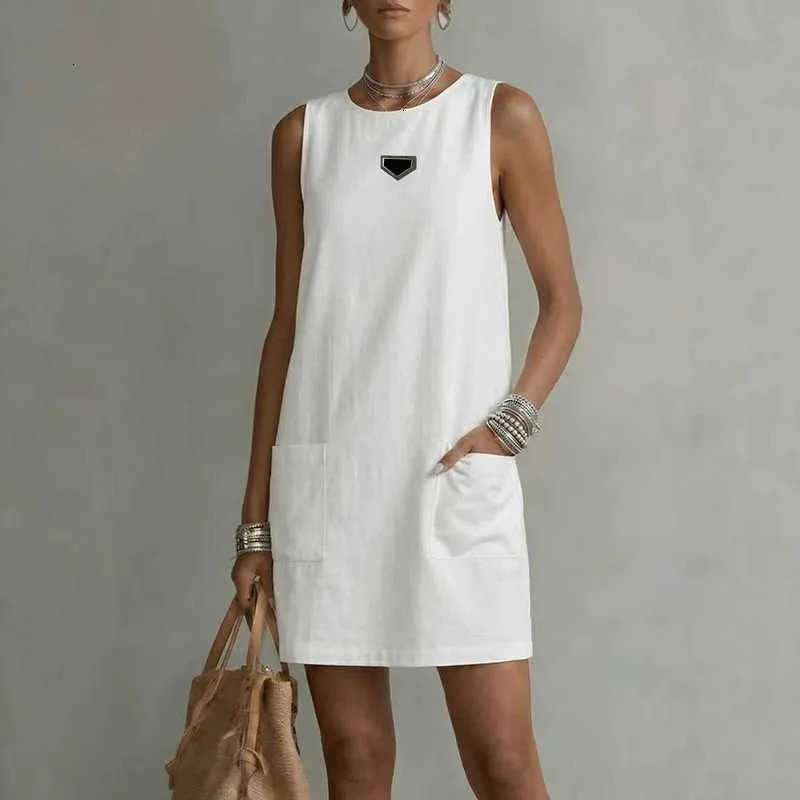 Basic & Casual Dresses Designer Womens Dress Dresses for Woman Women Fashion Summer Spring Female Cotton and Linen Blend Single Shoulder Elegant Dre