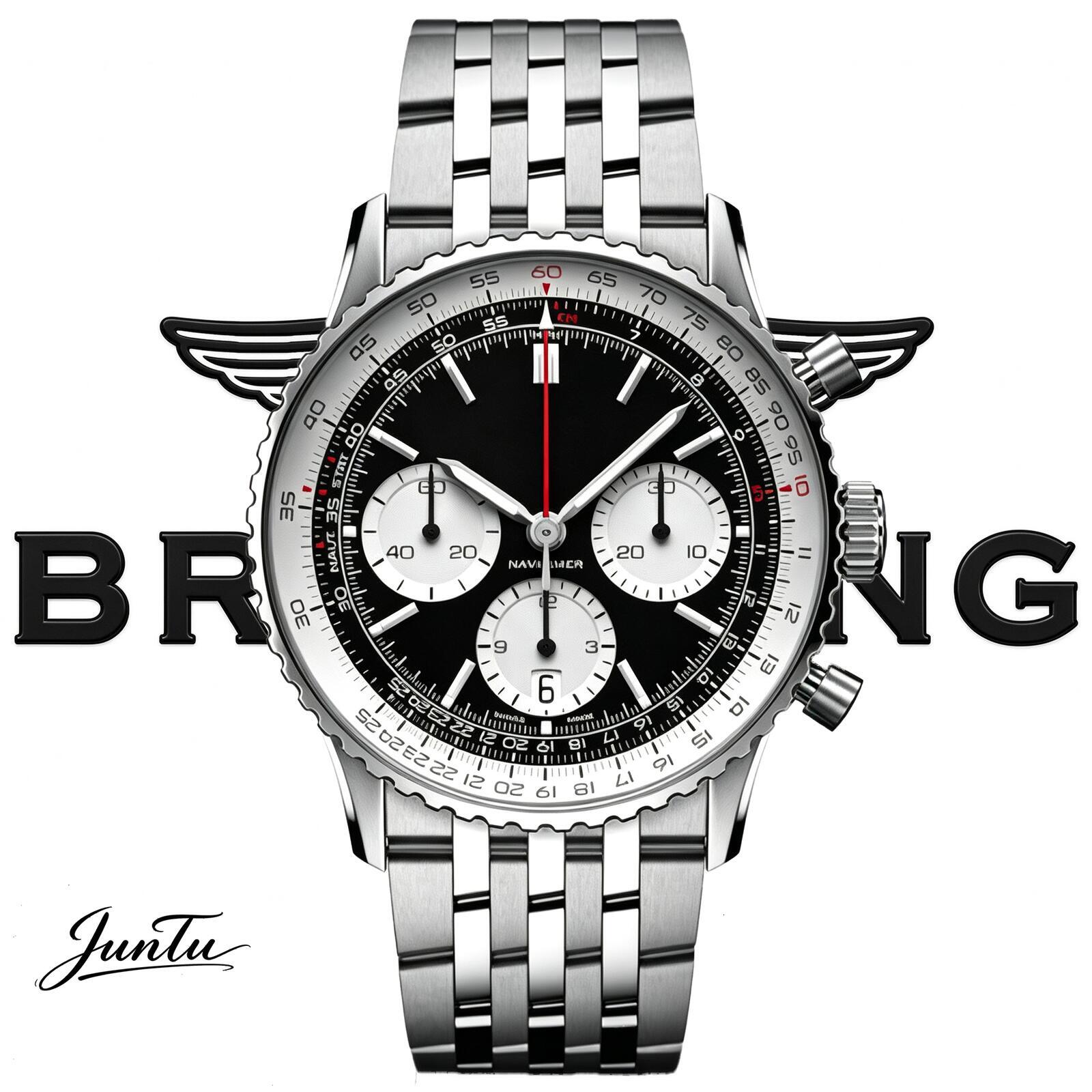 2027 60+ Montres Breitlinlyness de luxe pour hommes Chronomat Montre élégante Montre Breitlinlyity Mouvement automatique / montre à quartz avec b