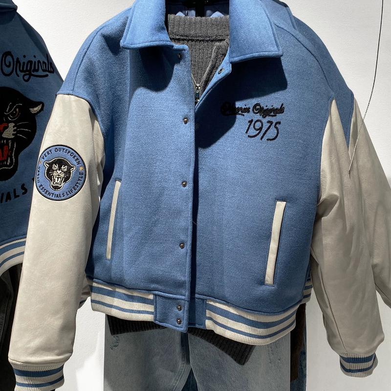 Veste matelassée brodée Vintage pour hommes, manteau épais et chaud en coton, vêtements d'extérieur décontractés de styliste pour l'automne et l'