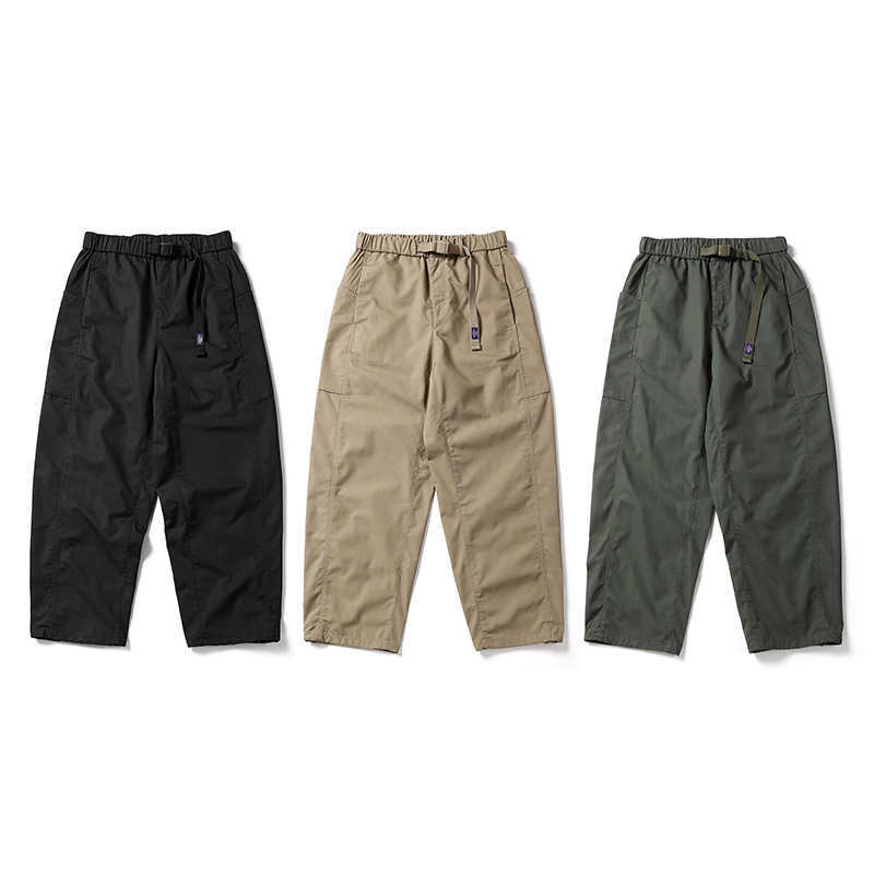 Trendy men's casual long pants unisex loose-fit work pants solid color men's casual pants Q261007