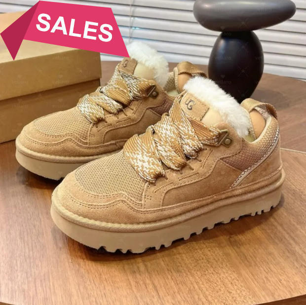 Designer Fur Sneakers Trainers Casual Shoes Boots Highmel Tasman Tazz Slippers Womens Suede Chestnut Sand Wool Sheepskin Winter Cold Fall size 36 44