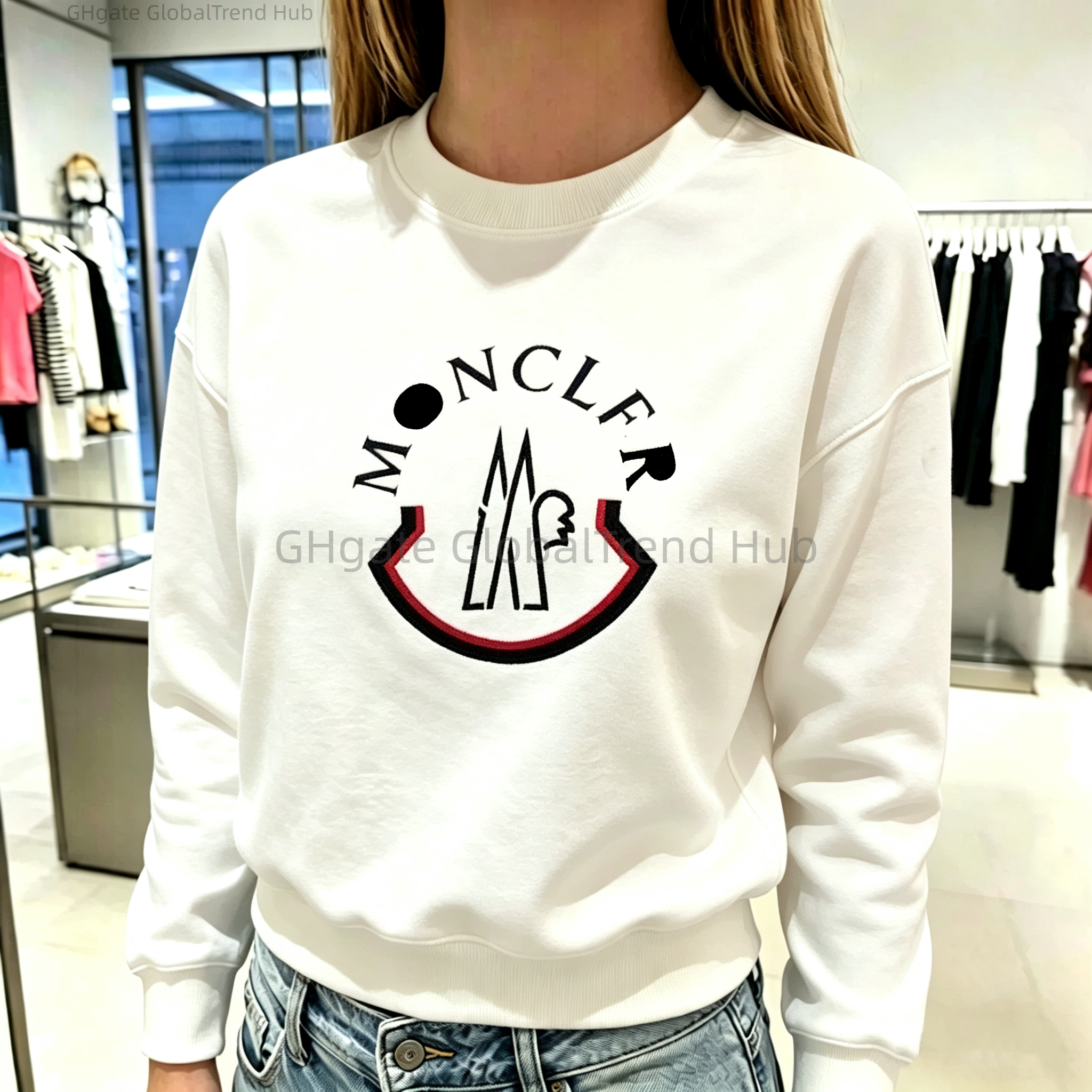 Women Fashion Pullover Sweatshirt, Long Sleeve Letter Print, Streetwear Hip Hop, Suitable For Travel Vacation, Multiple Colors