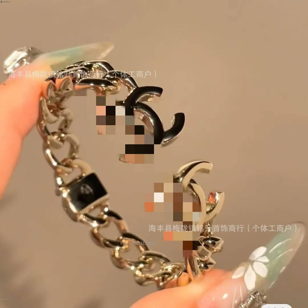 Bijoux de créateurs CC estampillés 24B, Bracelet Vintage, Style léger, luxueux, élégant pour femmes, Bracelet de chaîne
