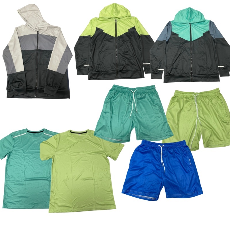 monterex tracksuit kid tech 3-piece set Mens tracksuit sports fiess suits running shirts shorts quick dry sportswear gym t-shirt sweatpants Set Fash