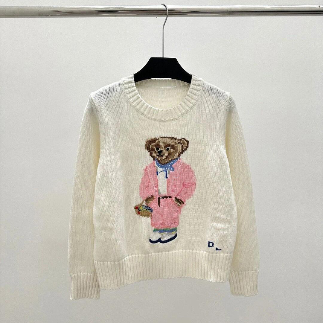 Designers Sweaters Women's Sweaters 2026 Sweater Winter Soft Basic Women Pullover Cotton Bear Pulls Fashion Knitted Jumper Top Sueters De Mujer
