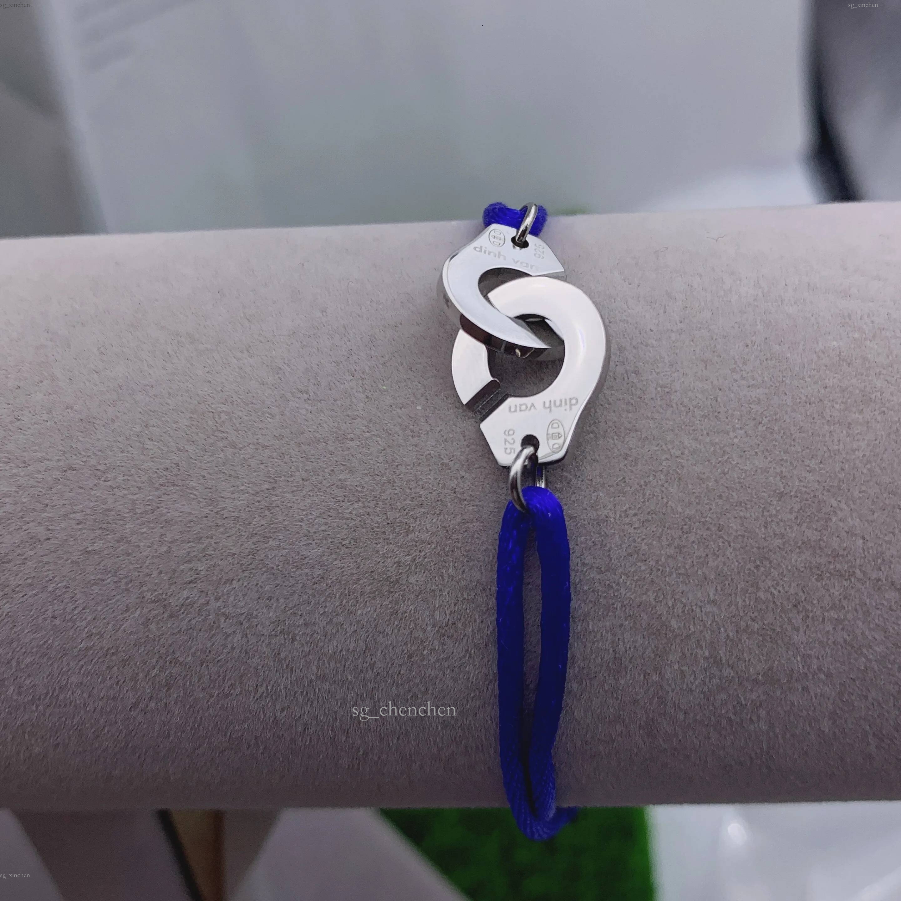 Designer FewDook 2026 Nouveau haute qualité tissé à la main en acier inoxydable menottes couple corde bracelet multi couleur titane ornement pour