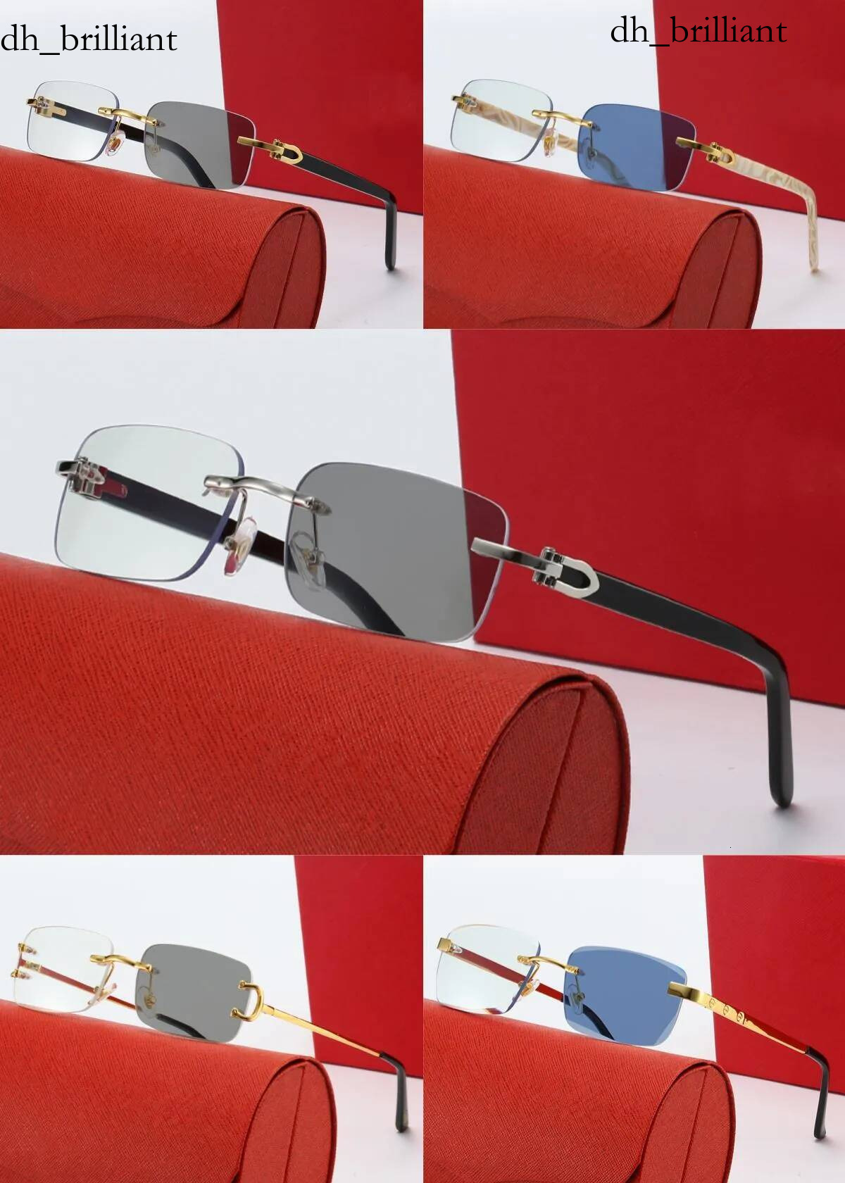 Fashion designer sunglasses for women buffalo horn frame vintage Gradient UV400 Outdoor Shades Classic Lady Sun glasses with box lunettes de sole