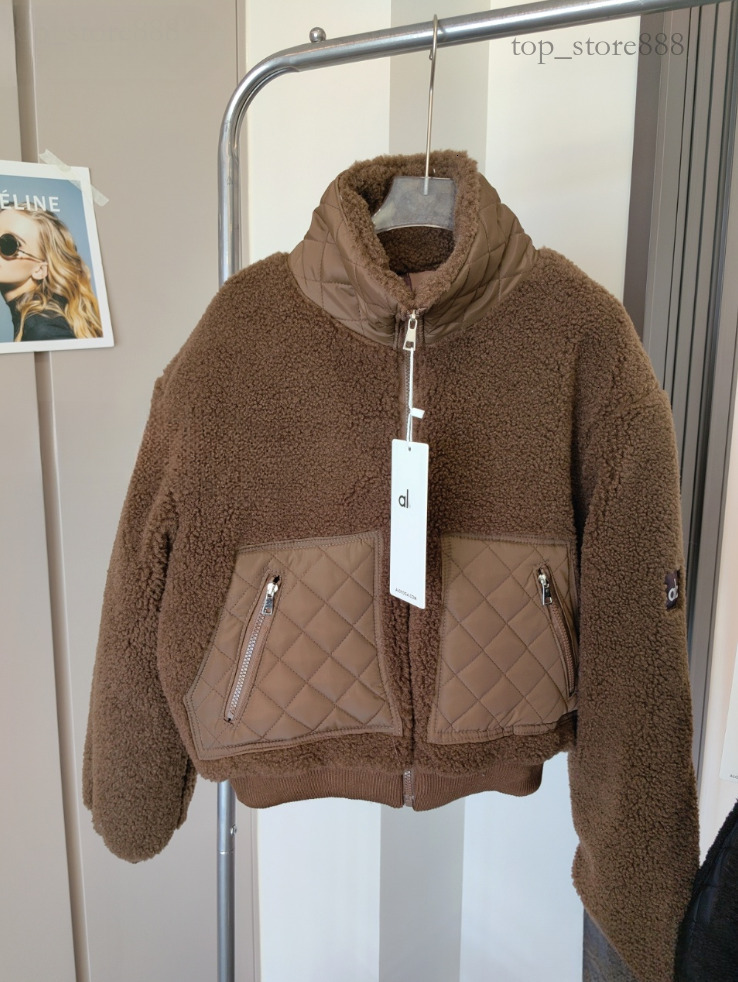 Alolynessities Jacket Designer Women's Jacket Designer Fleece Jackets Zipper Thick Coat Designer Women Puffer Jacket Cropped Winter Lady Luxury