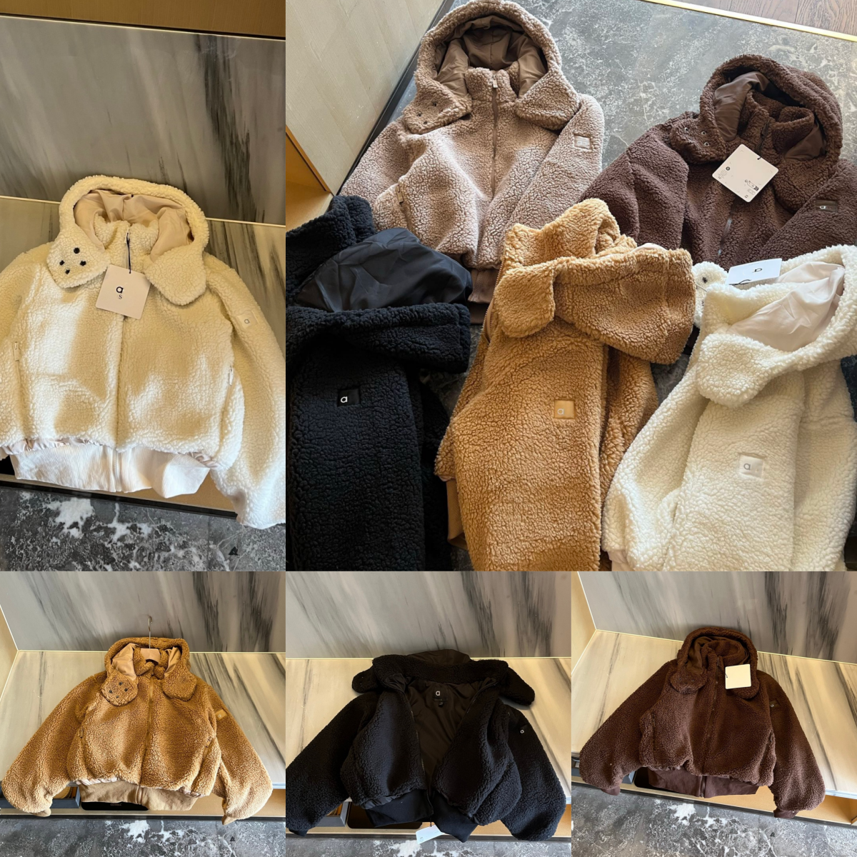 3046AO Thick Lambskin Hoodie Jacket for Women Winter Short Slim Fit Top Overcoat with Attached Hat Sports Coat Gym Clothes Women Women Yoga Jacke