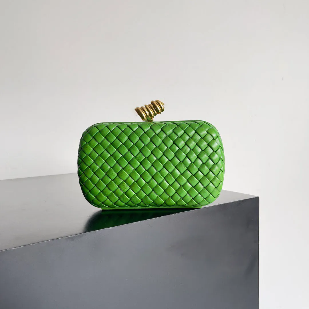 12A Top Quality Designer Bag Woven Bag New Handbag Ladies Clutch Bag Party Evening Dress Small Bag Evening Commuter Bag Underarm Bag with Box