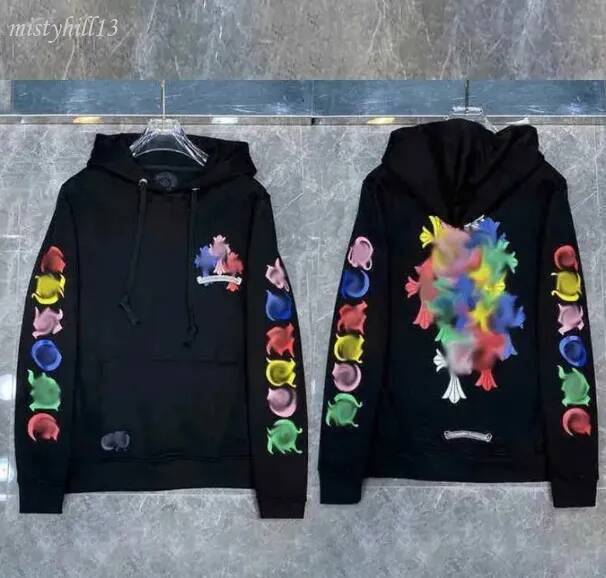Chromelies Hoodie Hearrt Mens Designer Hoodie Long Tshirt Pullover Sanskrit Printed Hooded Sweatshirts Cardigan Men Casual Zip Up Heartity Jackets 9