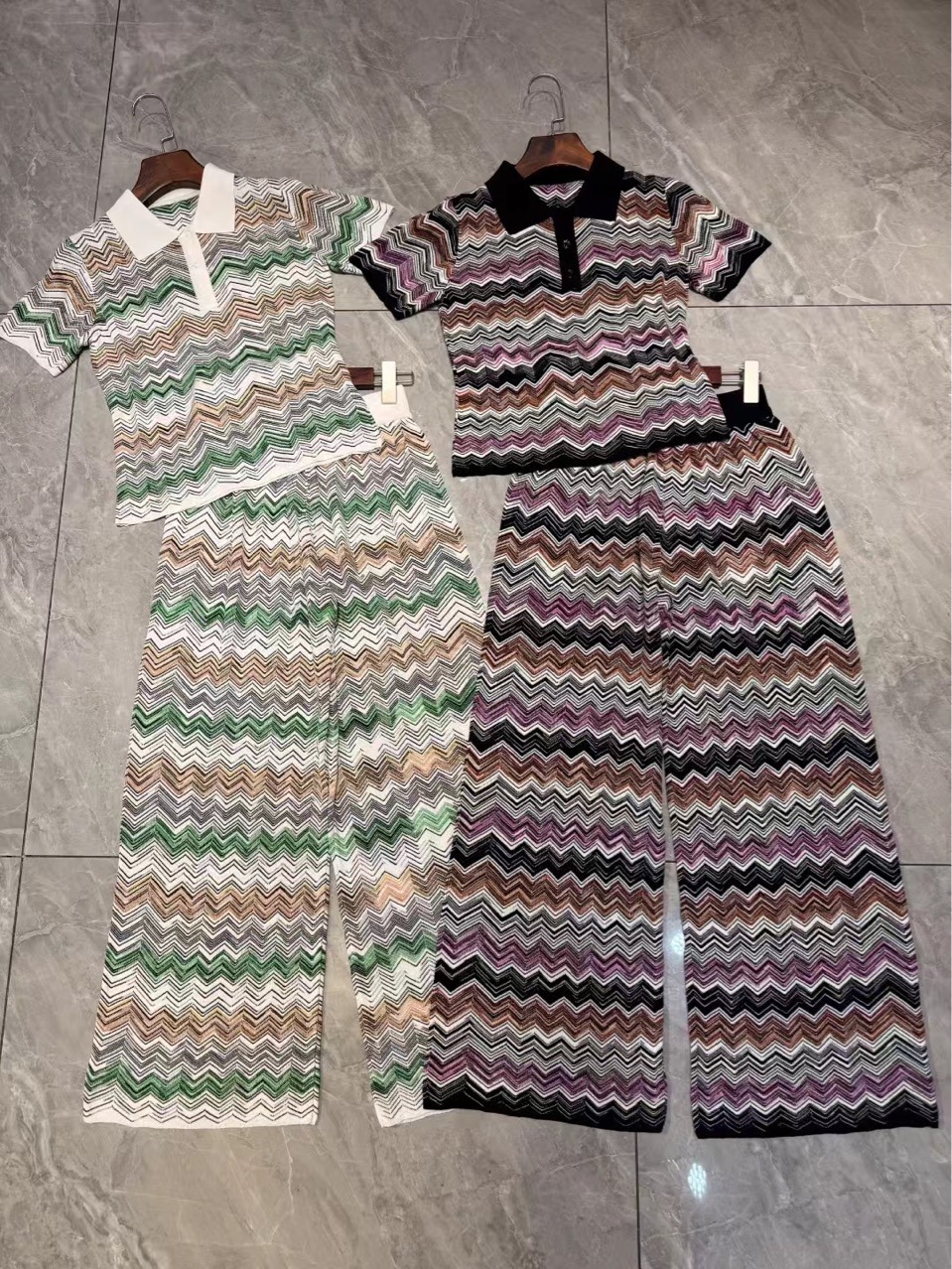 2025 Summer New Gradient Color Patchwork Stretch Sleeveless Knitted Mid-Length Dress Evening Gown for Women