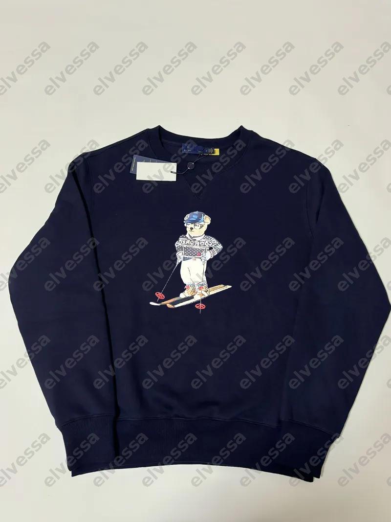Designer Mens Sweats à capuche Sweatshirts Mode Mens Pull T-shirt Casual Teddy Bear Imprimer Pull à capuche Sweat-shirt de dessin animé Designer