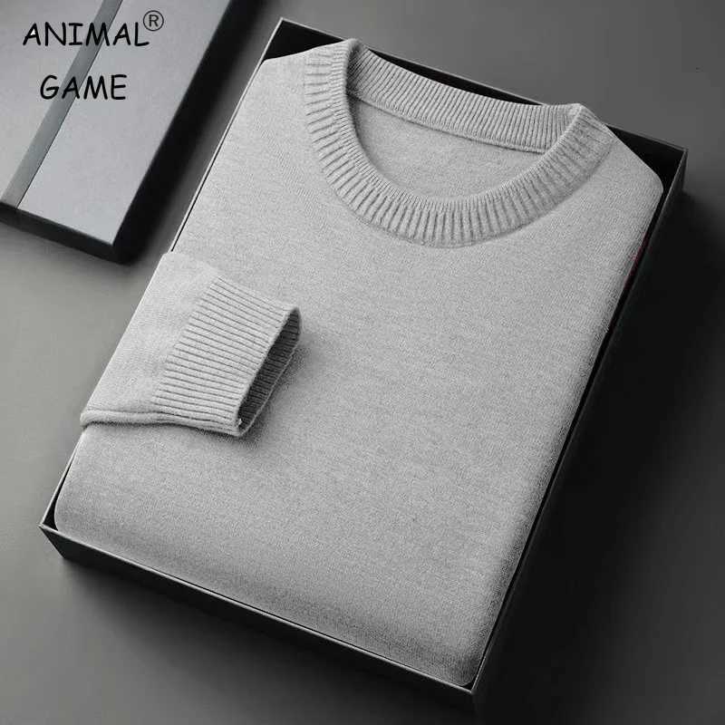 Men's Sweaters Mens CrewNeck Pullover Sweater Long sl1 Knitted Sweaters Vintage Lightweight Sweatshirts Soild Color Casual Jacket Coats D261009