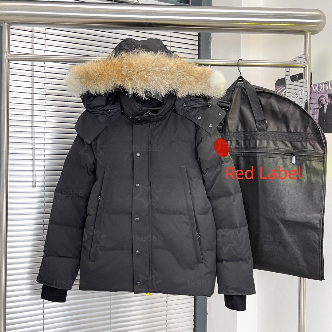 Designer jacket man puffer jacket canada wolf skin collar parka winter fashion down Clothes outdoor warm windproof coat size xs-2xl