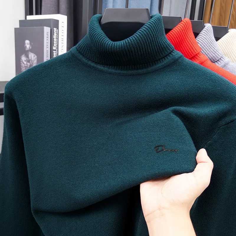 Men's Sweaters Brand Man Long-sl1d Knitwear Letter Embroidery Cool Collar Spring British Style Sweater Business Fashion Mens Clothing D261009