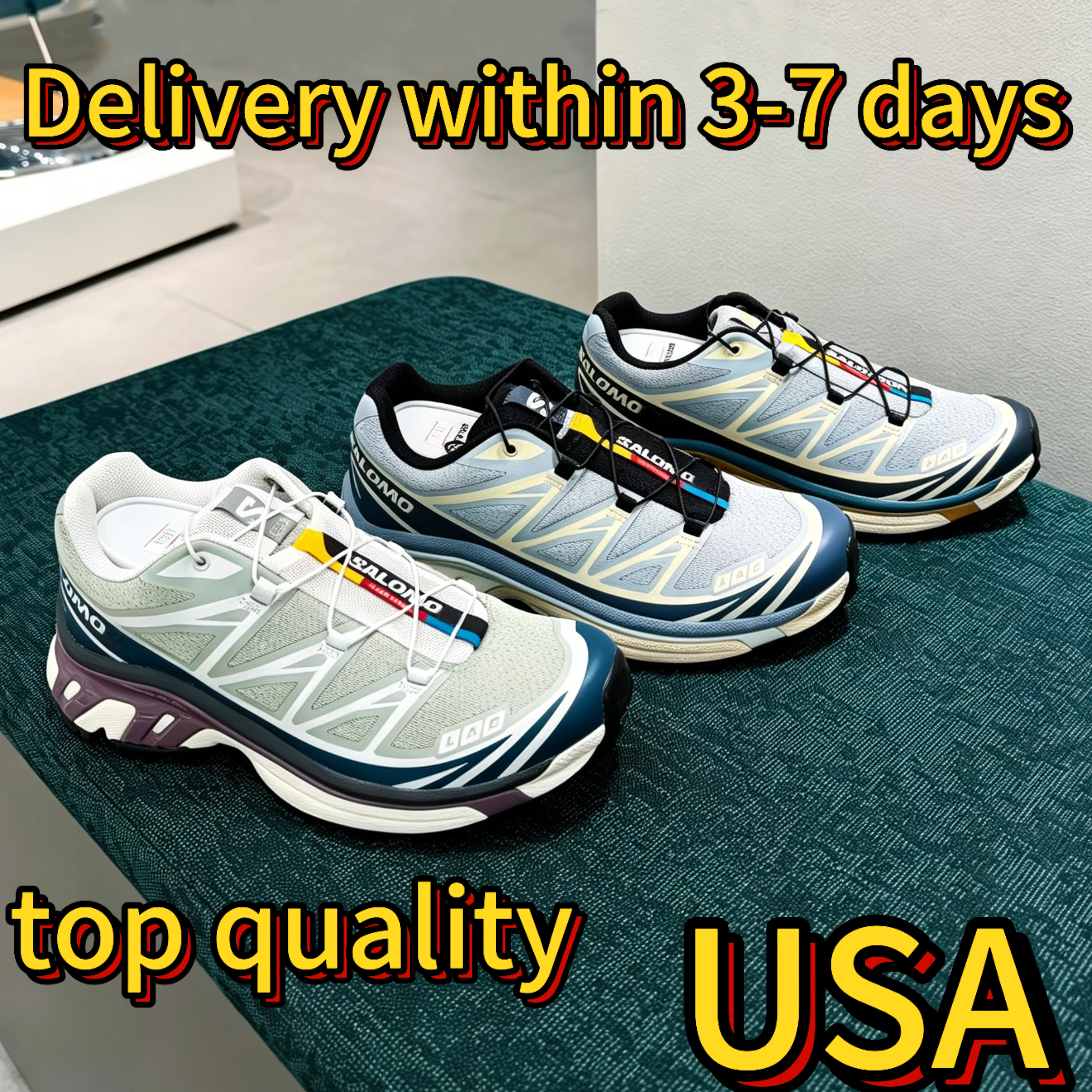 Designer XT-6 GTX sports shoes men and women breathable mesh running shoes lace up ACS cushioning durable outsole anti slip daily outdoor training s