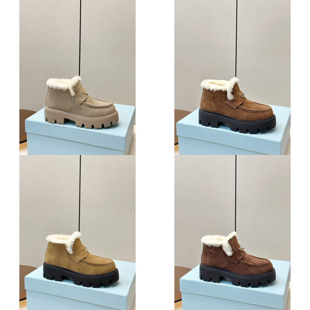 loafer woman designer canvas chunky platform thick sole non slip round toe luxury comfortable beige khaki gold black italian vintage retro leather m