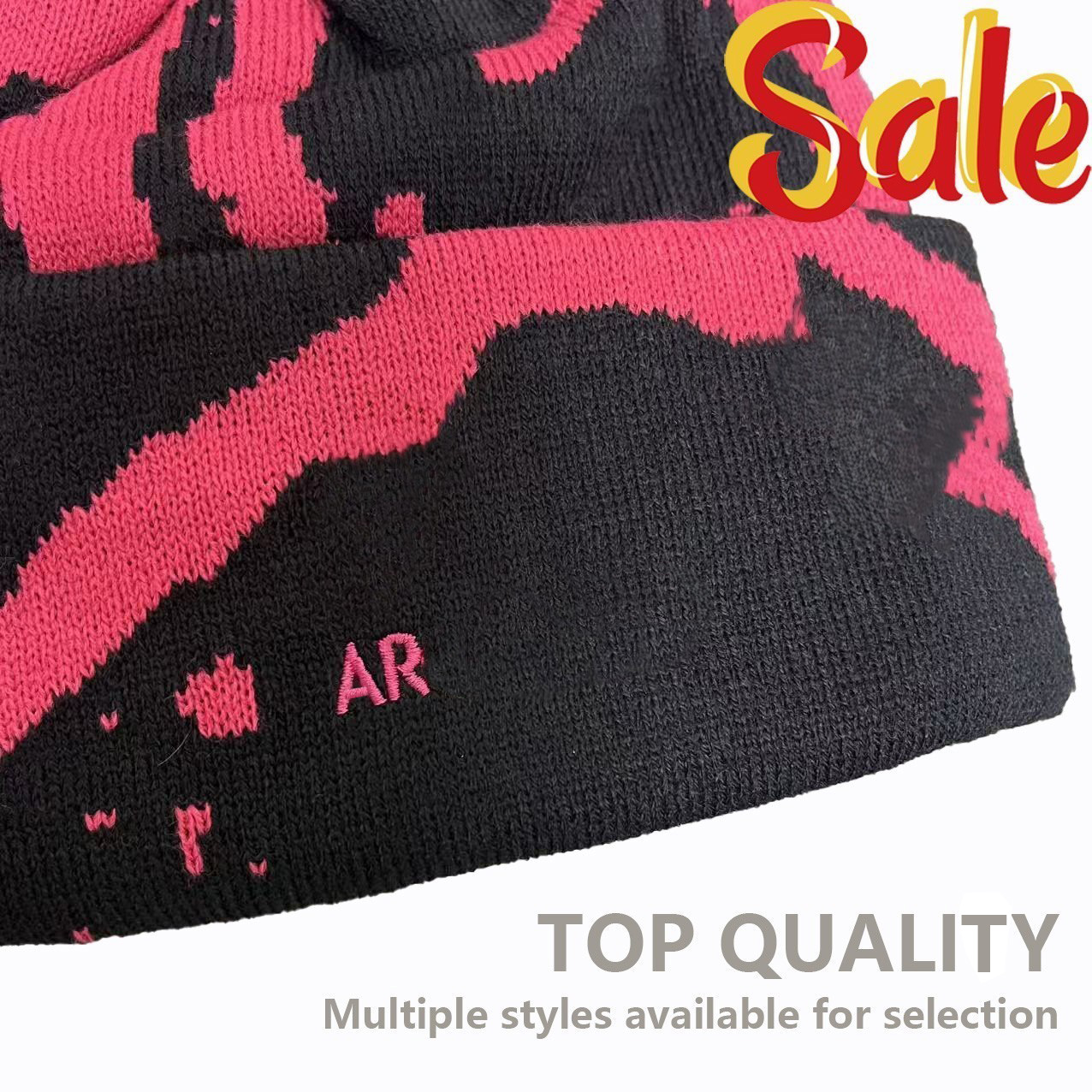 Arcs Men Winter Beanie, Designer Luxury Knitted Skull Cap, Dressy Warm Bonnet, Autumn Outdoor Fashion Hat for Men, Stylish Knit Beanie Cold Weather
