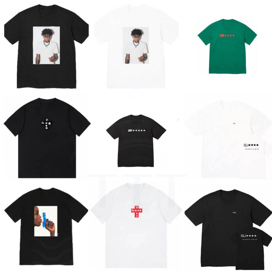 T-shirt pour hommes Chemise de créateur à la mode imprimé été t-shirt noir femmes T-shirts occasionnels à manches courtes Hip Hop homme Tee Tops