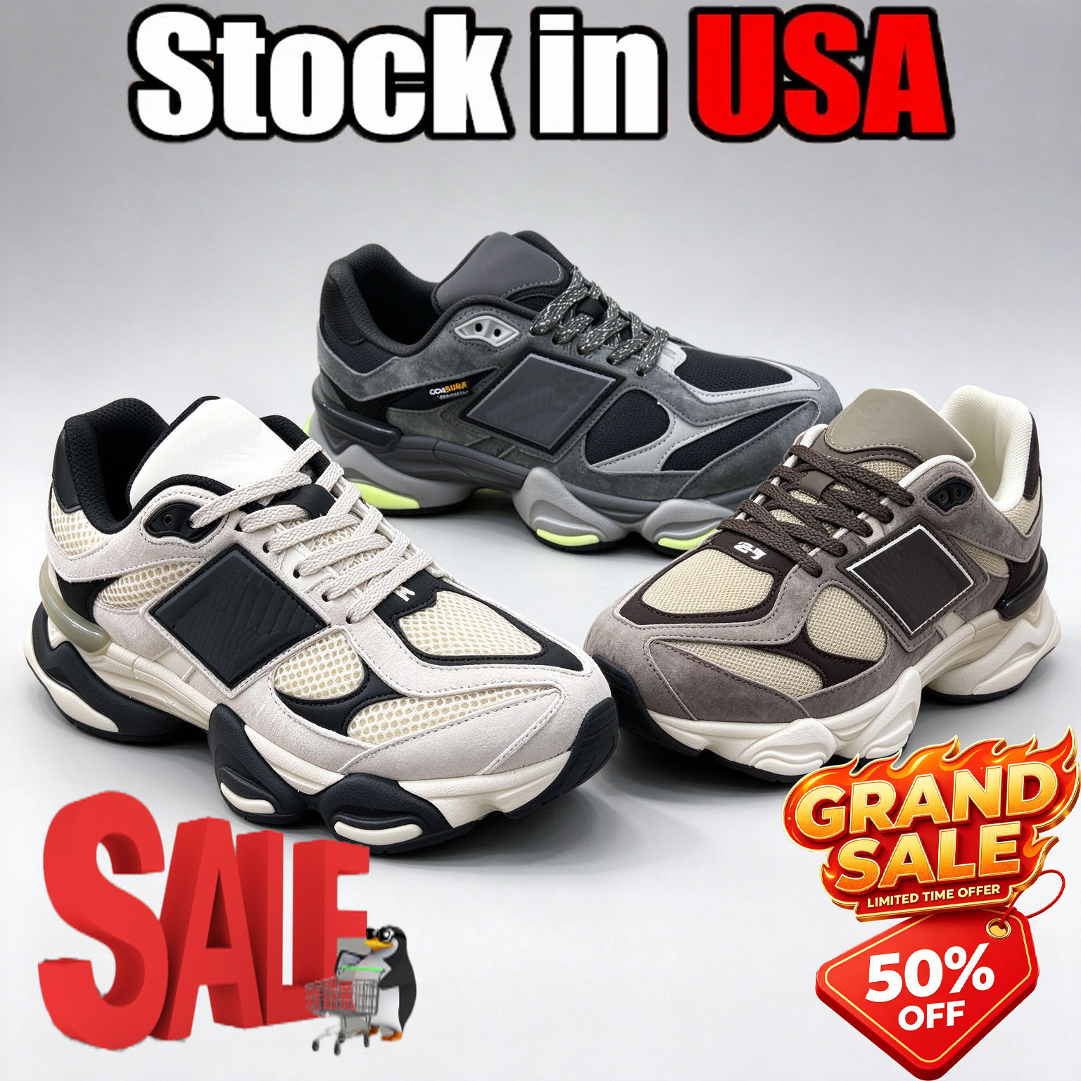 Designer Casual Leather Mesh Shoes for Men and Women Triple Black, White, Grey, Blue, Pink Green Trainers Outdoor Running Sneakers
