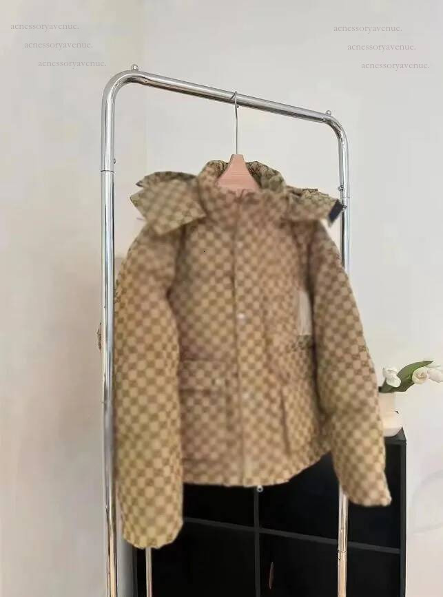fucci Jacket Thickened Warm Down Padded Coat Designer GG Zip Up Stand Collar Loose Solid Padded Jacket Winter Unisex Streetwear Casual Outerwear 8b9