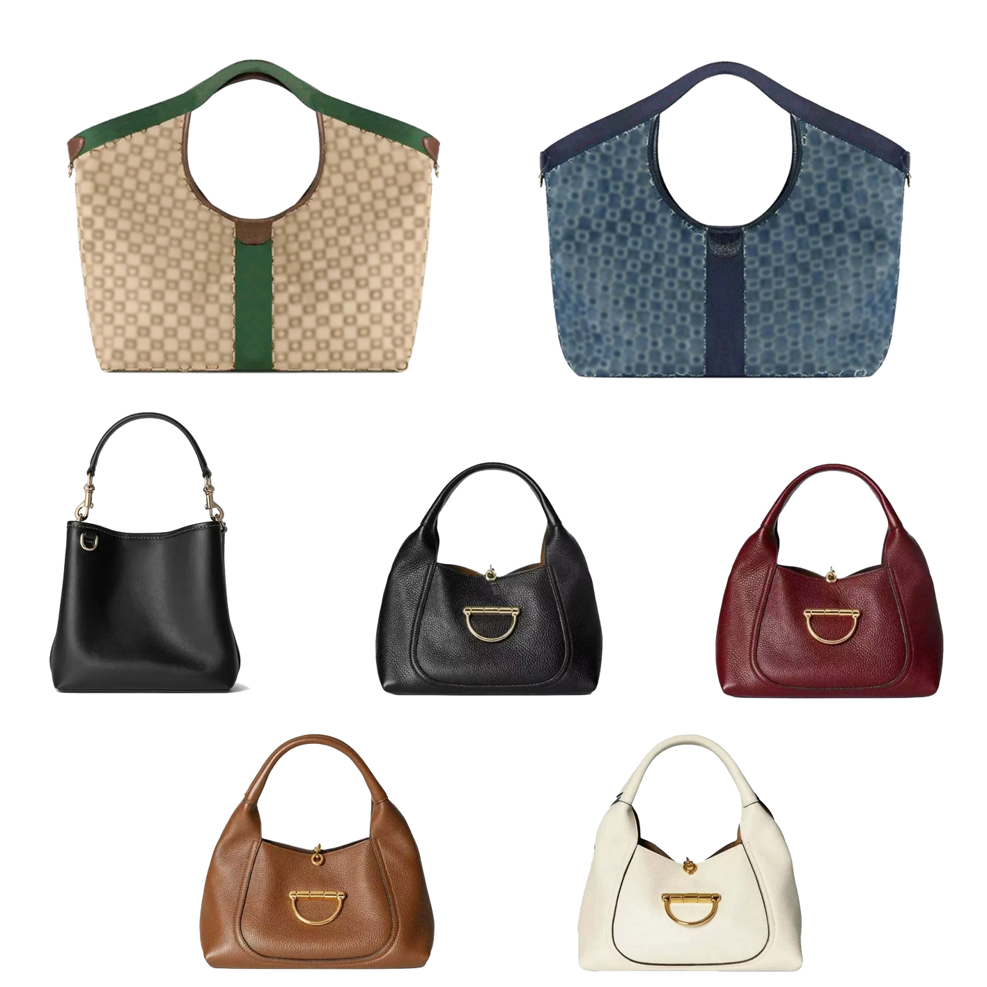 B Large Shoulder Bag Womens leather Luxury hand bag high quality large capacity tote bag Shoulder crossbody Clutch Bags embossed Vintage bag Underar