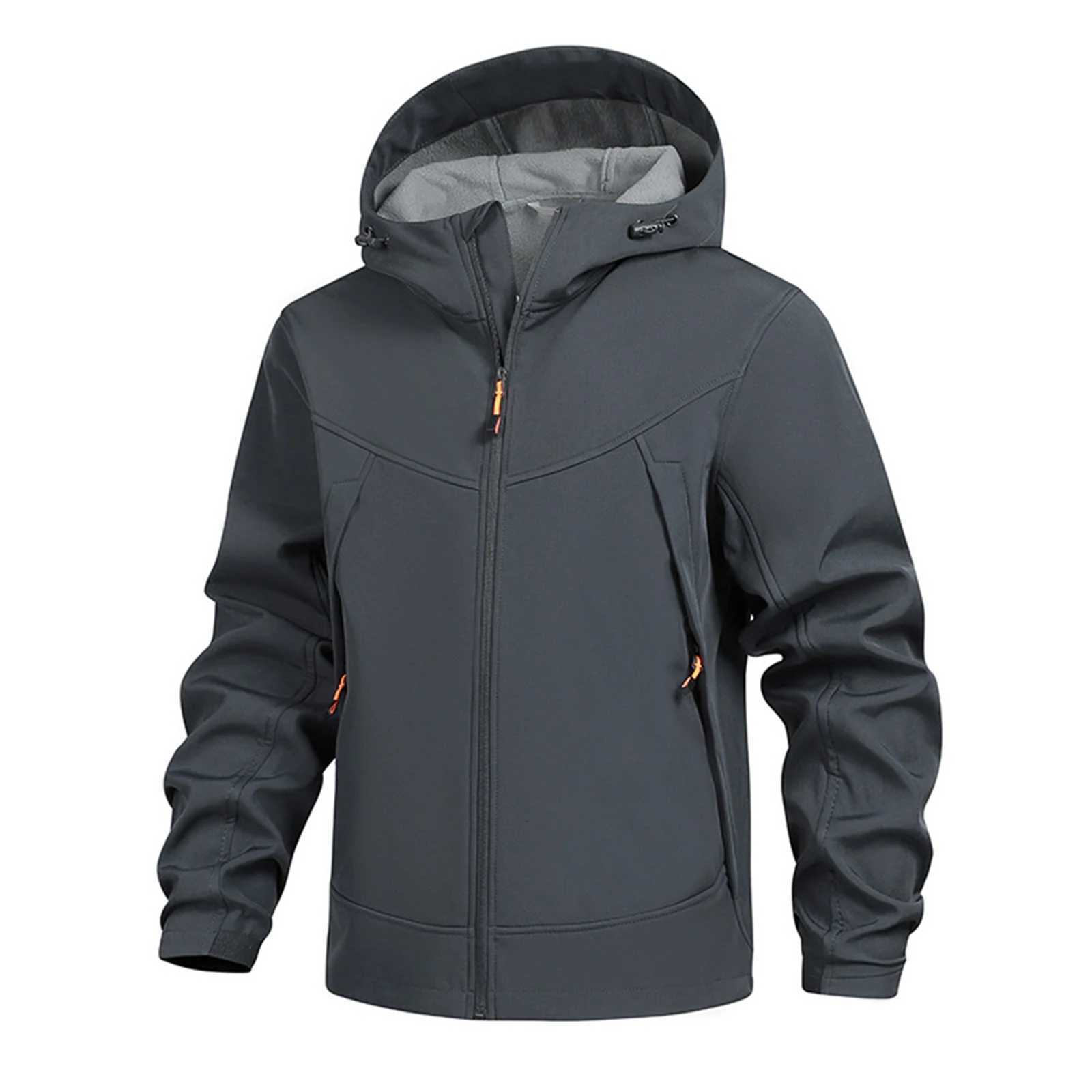 Outdoor Jackets Hoodies Outdoor Field Climbing Coat Fashionable Windbreaker Jacket Men's Tactical Windproof Waterproof Jacket Men's Jacket