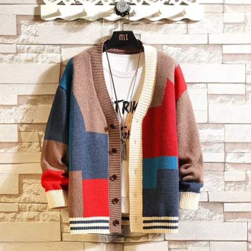 Men's Sweaters Brand Fashion Knit Cardigans Sweater Men Top Grade New Autumn Winter Designer Casual Trendy Coats Jacket Men Clothes 2022 D26100
