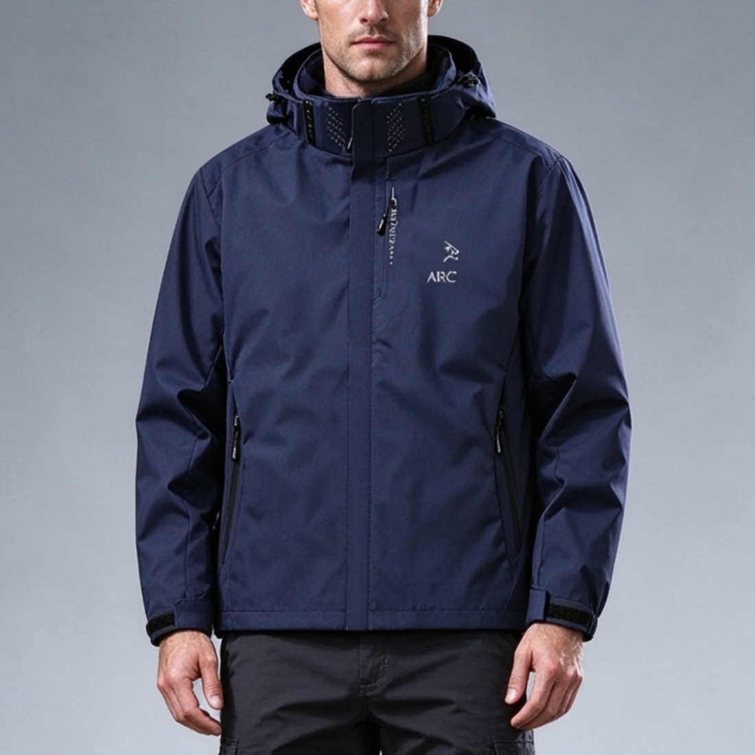 Men's Arc Jackets Outdoor Sports Designer Waterproof Jacket Spring Autumn Zipper Hooded Coat Windbreaker Outwear Women Male Coats